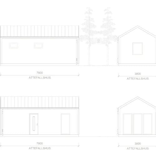 attefallshus göteborg fasadritning