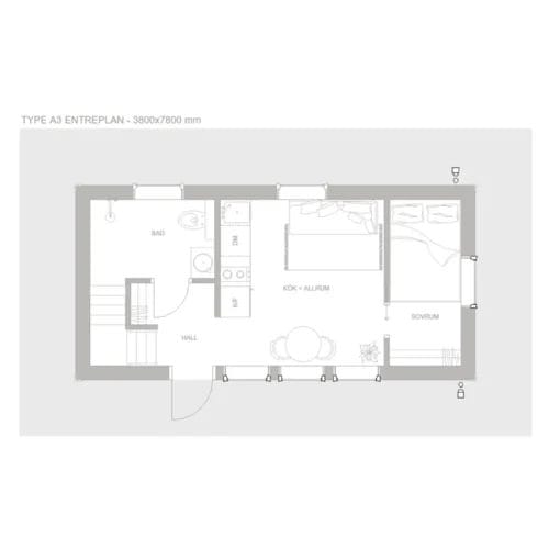 Gotland 5 attefallshus gotland planritning