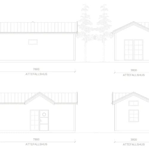attefallshus jönköping fasadritning