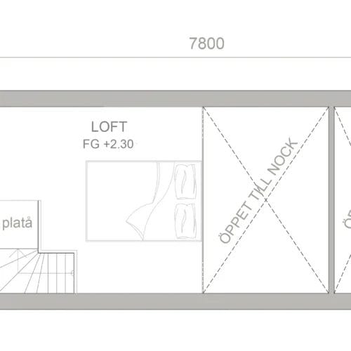attefallshus norrbotten planritning loft