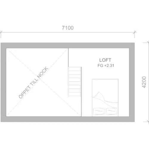 Sigtuna 6 attefallshus sigtuna planritning loft
