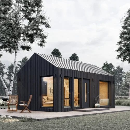 Dalarna 7 campingstugor dalarna svart