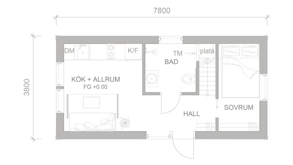 campingstugor halmstad planritning