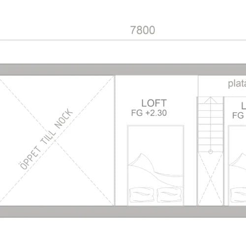 fjällstugor abisko planritning loft