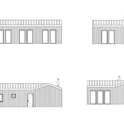 Sörmland 5 fritidshus sörmland fasadritning