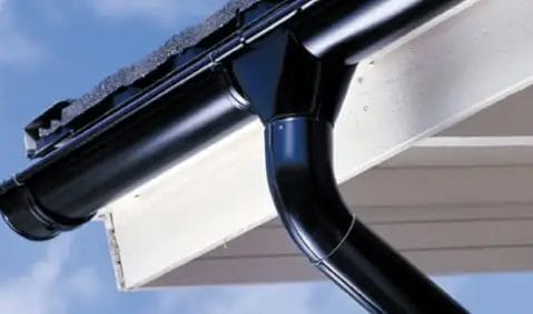 hängränna stuprör svart