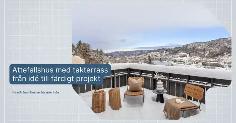 attefallshus med takterrass