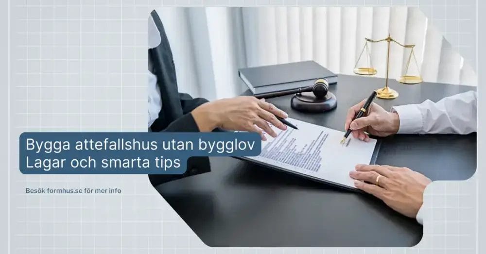 Får man bygga ett attefallshus utan bygglov? Krav, mått & process 1 bygga attefallshus utan bygglov