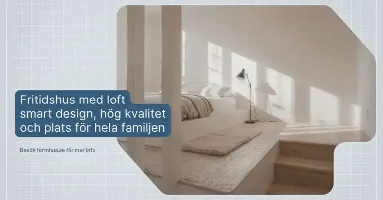 fritidshus med loft