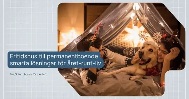 fritidshus till permanentboende
